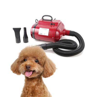 Comfortable Dog Hair Blow Dryer Low Noise Temperature Controllable Customization