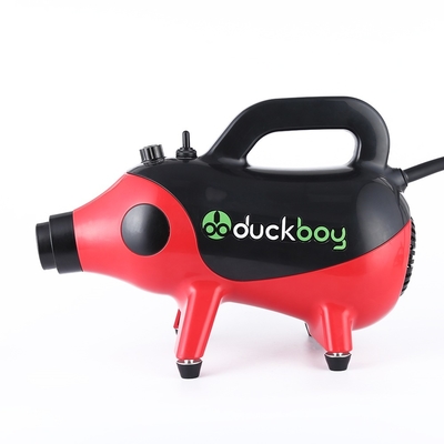 Single Motor Dog Hair Dryer Adjustable Speed Heat Insulated Handles Interchangeable Nozzles
