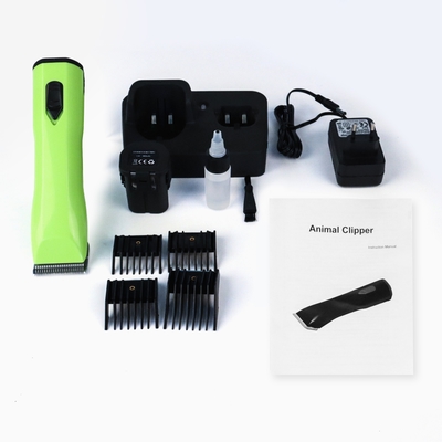 Stable Operation Cordless Pet Clipper Lithium Battery Cordless Dog Trimmer 20W DC 7.4V