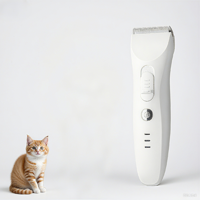 Stainless Steel Cordless Pet Clipper 2 Speeds Pet Grooming Clipper Battery Powered for Cats Dogs