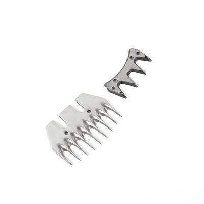 Straight 9 Teeth Horse Clipper Blade Carbon Steel Dog Clipper Blades Customizable