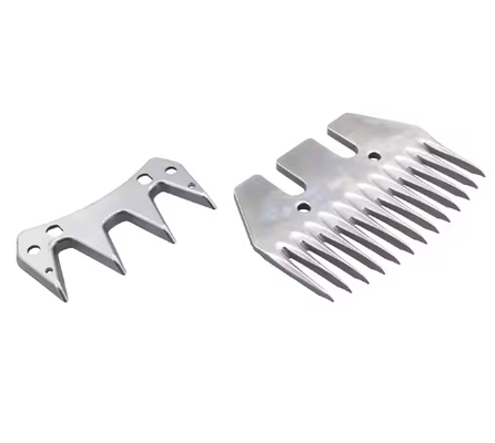 SK5 Stainless Steel HRC63 Sheep Shearing Blades Low Noise Eco Friendly