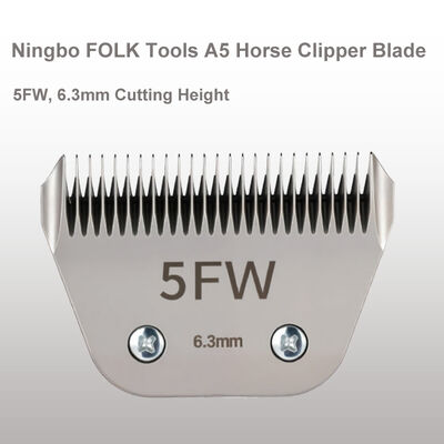 5FW A5 Wide Detachable Replacement Clipper Blade 6.3mm Cutting Height for Horse Body Clipping