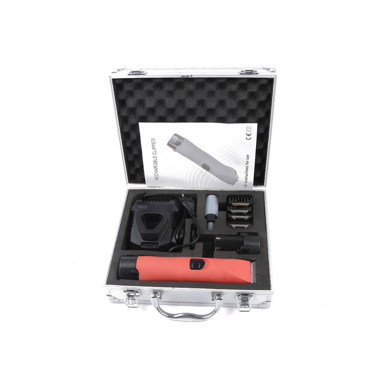 2500SPM Rechargeable Horse Clippers 45W Plastic Metal Cordless 240V Injury Prevention