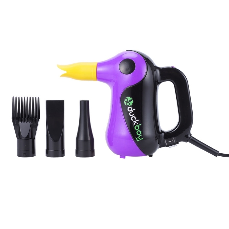 Handheld 4 Nozzle Dog Blow Dryer Pet Hair Dryer With Adjustable Speed And Temperature Control