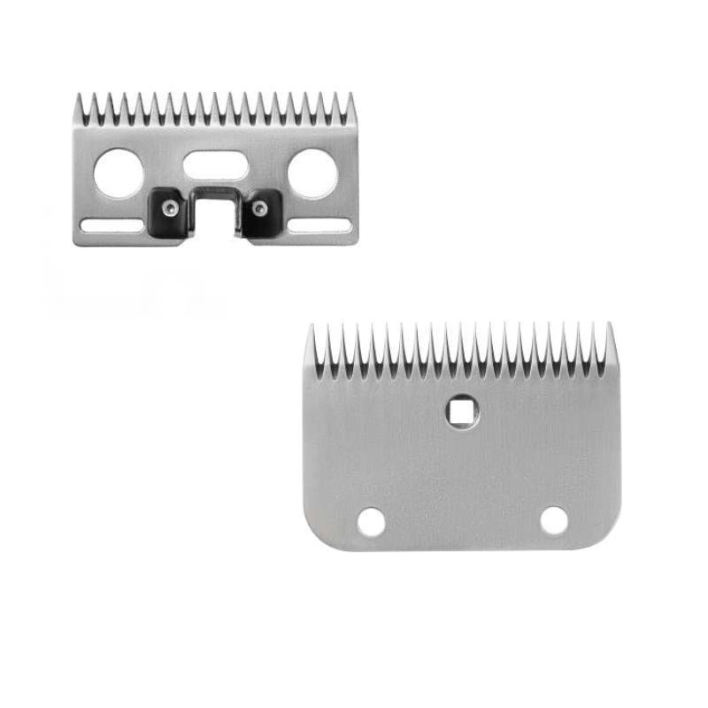 24 Teeth Horse Clipper Blade with 18 Teeth Comb and 3 mm Cutting Height for Professional Equine Grooming