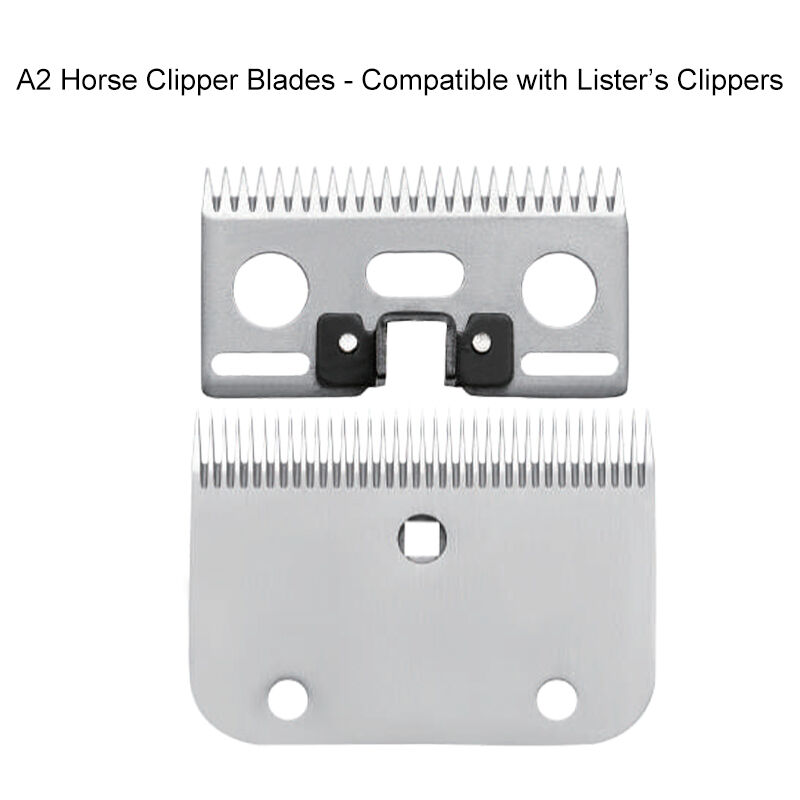 A2 Carbon Steel Horse Clipper Blade 24 Teeth 3mm Cutting Height for Lister Clippers